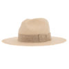 Ninakuru Panama hat with distressed grosgrain band.